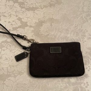 Coach signature C’s wristlet black